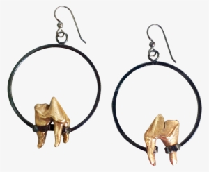 Wolf Teeth Hoops By Chase And Scout - Silver