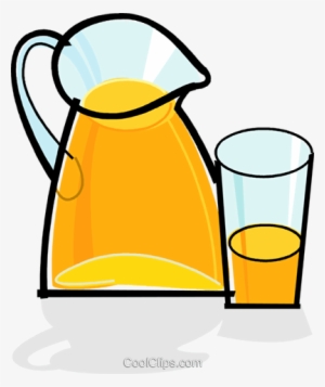 Pitcher Full Of Juice Royalty Free Vector Clip Art - Pitcher Juice Clipart Png