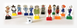 Questiontime Board Game Playing Pieces - Video Game