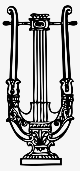 How To Set Use Decorative Lyre Clipart - Lyre Clip Art