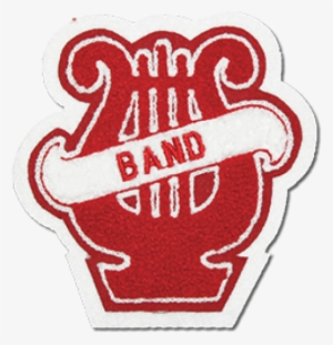 Band Lyre W/ Sash Sleeve Patch - Musical Ensemble