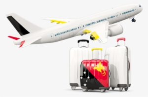 Airplane With England Flag