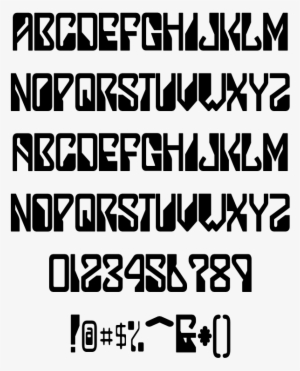 Futuristic Lady Starlight Example - Transparent Star Light Fonts