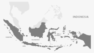 Wilayah West Indonesia - Indonesia Map Clipart