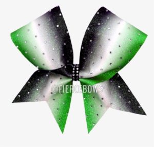 Ombre And Rhinestone Glitter Bow - Ombré