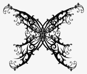 Freeuse Download Angels Drawing Butterfly - Gothic Butterfly Tattoo