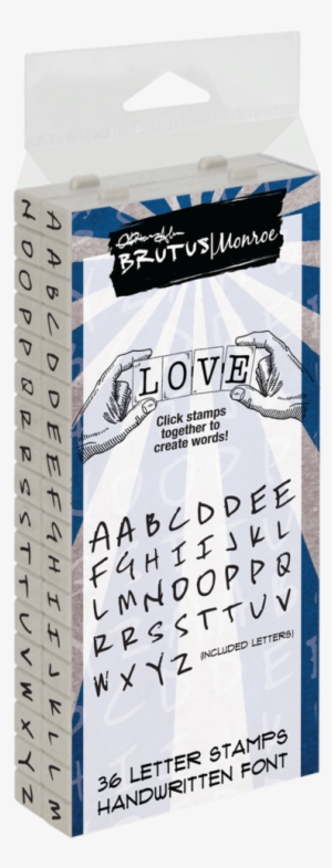 Clickable Letters Stamp Blocks By Brutus Monroe Retail - Contact Usa Clickable Letter Stamps