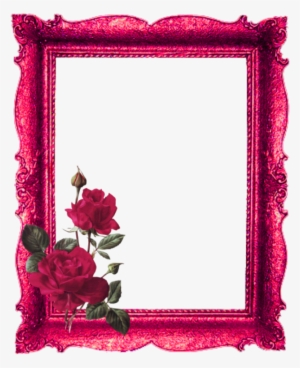 Mq Red Roses Frame Frames Border Borders - Picture Frame