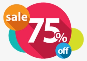 75% Discount - 25% Discount Logo