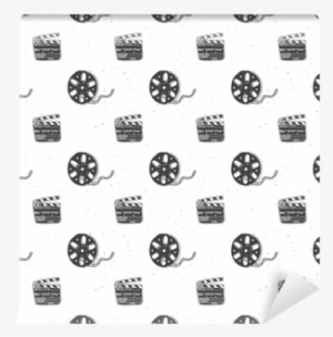 Fotomural Cinta De Cine, Carrete De Película Y Claqueta - Film