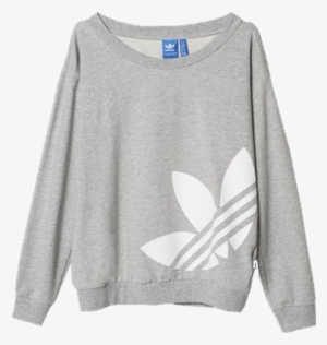 Sweater Adidas - Pull Adidas Femme Gris