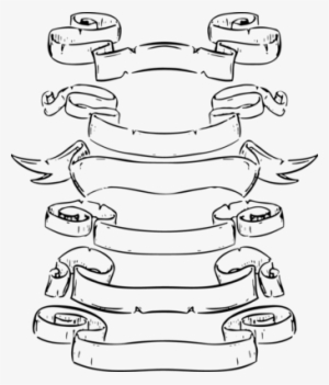 Psd Detail - Pergaminhos Preto E Branco Png