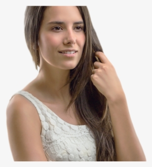 Beautiful Girl Transparent Png - Woman Touching Hair Png