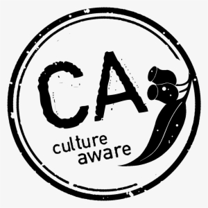 Culture Aware Logo Bw Hollow On Transparency - Yoichi