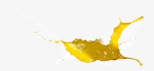 Yellow Paint Splash Png Download - Wallpaper