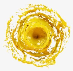 Yellow Splash Png - Yellow Splash Circle Png