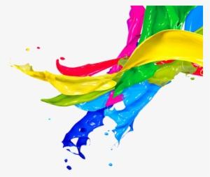 Our Services Allow You To Stay Right At Home, We Come - Colorful Paint Splatter Background