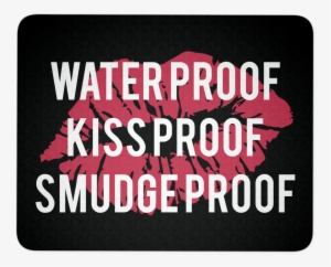 Waterproof Kissproof Smudgeproof Lipstick Kiss Print - Sleeve