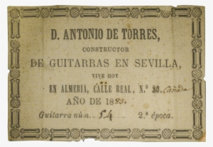 Antonio De Torres Guitars Classical Guitar Nylon Spanish - Guitar