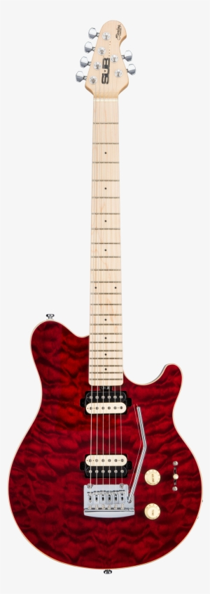 Guitar, Electric Guitar, Beginner Guitar, Guitar For - Music Man Axis Red Guitar