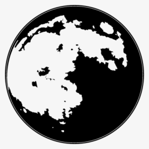 Moon Phase Vector - Moon Black And White Vector