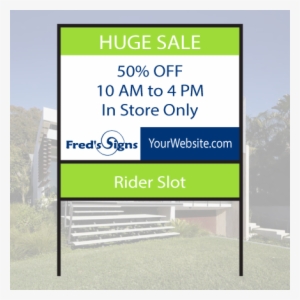 Pvc / Plastic Yard Sign - Aluminum Yard Sign