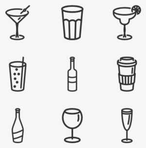 Glasses And Bottles - Icon
