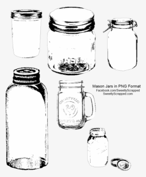 Mason Jars, Jars, Tins - Mason Jar