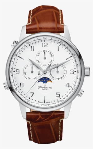 Globetrotter Moon Phase White - Fromanteel Gt-0531-003 Globetrotter Moon Phase Watch