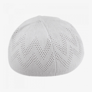 Suficap Men's Knitted Prayer Skull Cap, White Price - Beanie