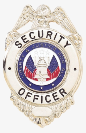 Blackinton A6938 Security Officer W/ Liberty & Justice - Security Officer Badge