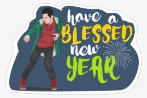 Have A Blessed Now Year - Illustration