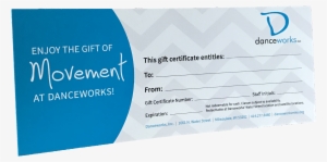 Gift Certificate - Business Card