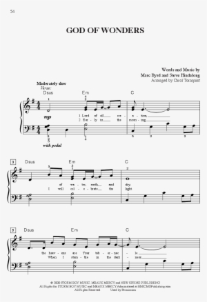 Top 50 Praise And Worship Thumbnail - David Hirschfelder Sheet Music