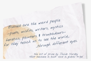 Blessed Are The Weird Book