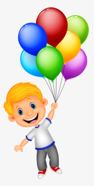 Escuela Dominical Para Niños, Dibujos Para Niños, Imagenes - Boy With Balloon Clipart
