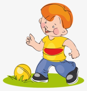 Little Footballer Kids Sticker - Niños Jugando Con Pelotas Png