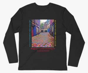 Change Your Perspective Long Sleeve Fitted Crew - Petits Poemes D'automne