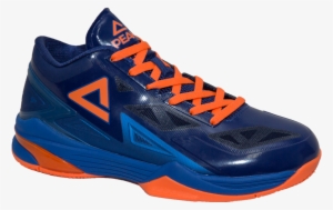 Peak Lightning Blue / Orange - Basketball Shoe