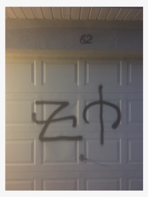 Homes On Two R-section Streets Tagged With Graffiti, - Wardrobe