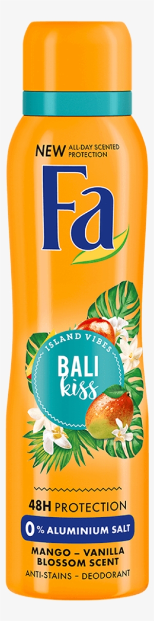 Fa Com Deodorant Island Vibes Bali Kiss - Fa Deodorant Balli Kiss S Vůní Květů Manga A Vanilky