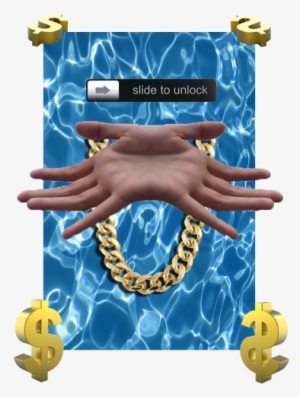 “self Portrait ” Photo Booth, Photoshop June - Gold Dollar Sign