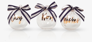 Cozy Warm Wishes Holiday Ornaments - Monat Cozy Warm Wishes