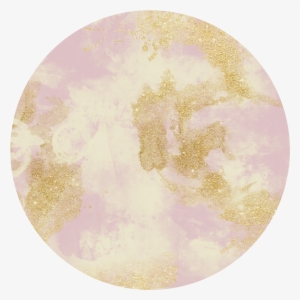 Pink Glitter Gold Background Texture Circle Ftestickers - Circle