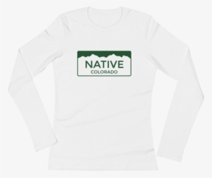Colorado Native Licence Plate Womens Long Sleeve Shirt - To The 5 Boroughs