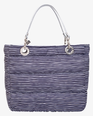 Bolsa Basica Azul Lineas - Tote Bag