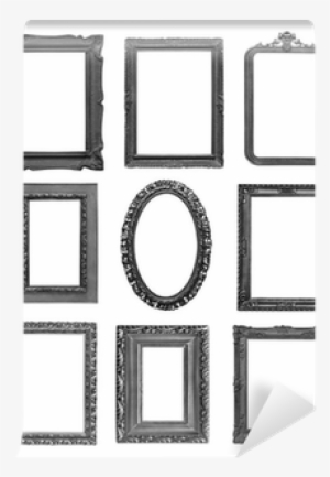 Fotomural Marcos Negros De La Vendimia En El Fondo - Stock Photography