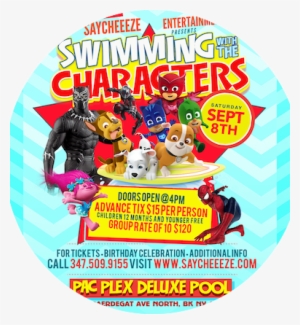 Swimming With The Characters - Nickelodeon Paw Patrol Out