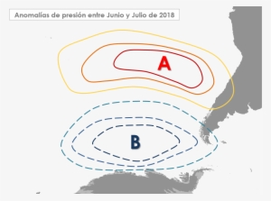 Anomalías De Presión A Nivel Del Mar En Los Meses De - Circle