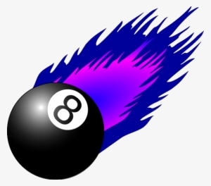 Magic Eight Ball Clipart - Flames Clip Art
